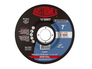Disco abrasivo para desbaste de metal de 180 x 6.4 x 22.23 mm