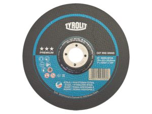 Disco abrasivo para desbaste, rebabeo, corte y ranurado, especialmente diseñados para corte de chapas, perfiles, tubos de paredes finas, secciones transversales, barras o acero reforzado y acero inoxidable de 178 x 3.5 x 22.23 mm