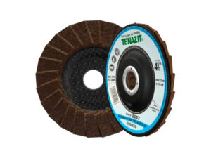 Disco laminado de fibra grano grueso con respaldo de fibra de vidrio de 115 x 22.23 mm