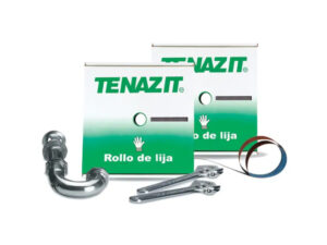 Rollo de lija de óxido de aluminio, grano 120, de 38 x 45720 mm