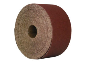 Rollo de lija de óxido de aluminio, grano 80, de 102 x 45720 mm