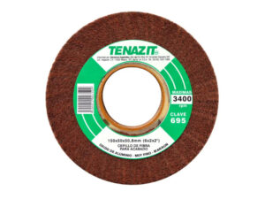 Cepillo de fibra de óxido de aluminio de 150 x 50 x 50.8 mm