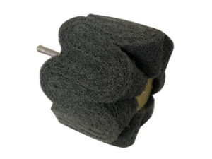 Rueda de fibra sin costura con vástago de carburo de silicio grano muy fino de 76 x 50 x 6.4 mm
